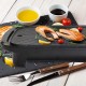 Teppanyaki Πλάκα Ψησίματος με Ρυθμιζόμενο Θερμοστάτη 1360W 53×28εκ.
