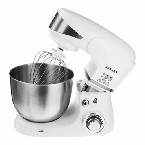 Sokany SC-206 Κουζινομηχανή 1000W με Ανοξείδωτο Κάδο 5lt White