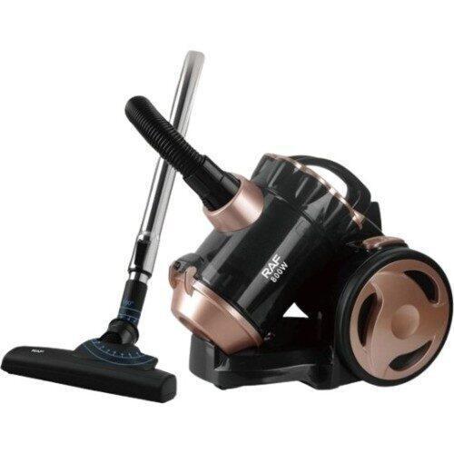 Raf Ηλεκτρική Σκούπα 800W με Σακούλα 2lt Μαύρη 