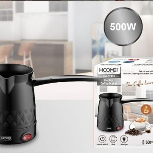 Hoomei Ηλεκτρικό Μπρίκι 500W με Χωρητικότητα 350ml Μαύρο