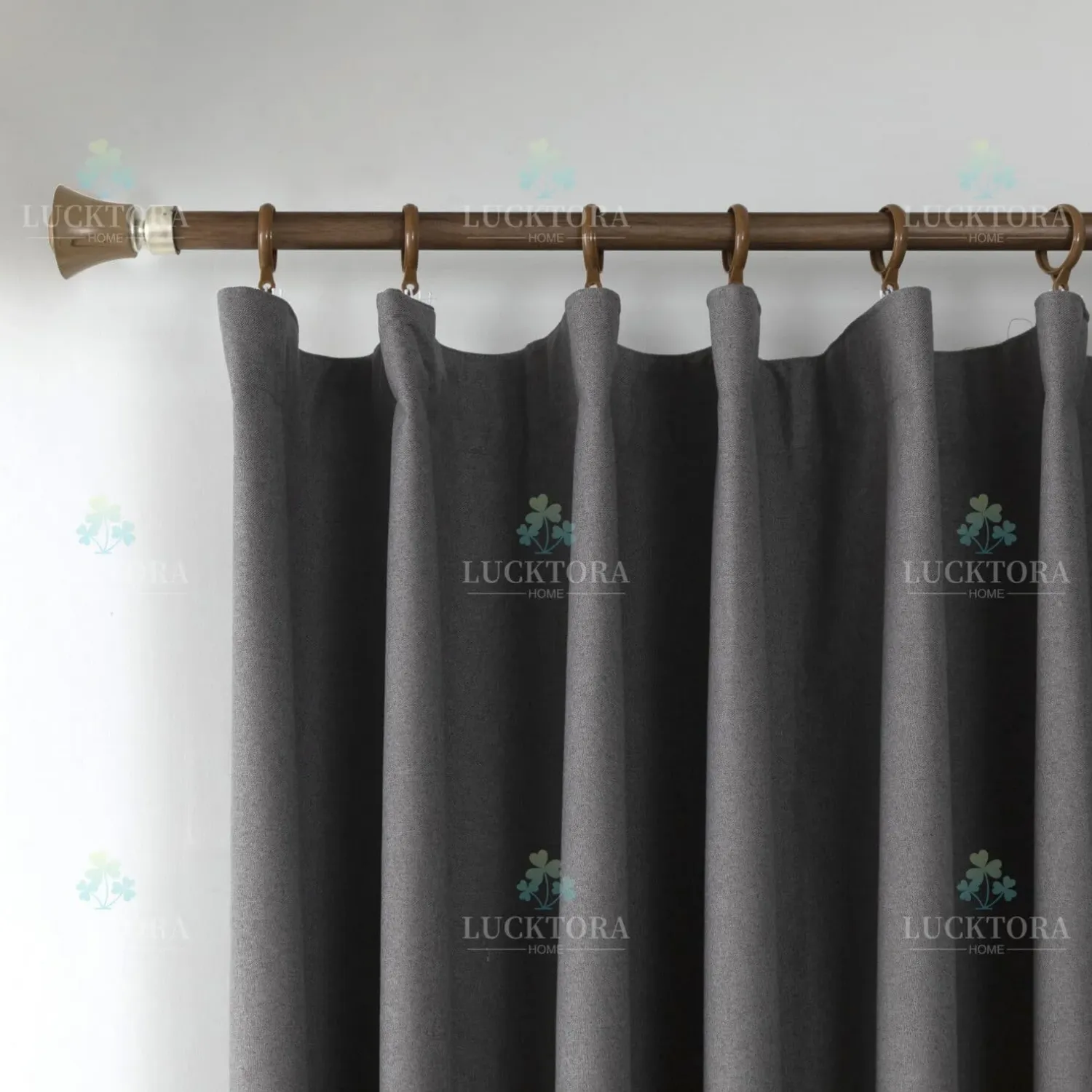 ΚΟΥΡΤΙΝΑ 6010-42 Γκρί- 100%BLACKOUT – Με Τρέσα -270X270CM