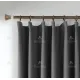 ΚΟΥΡΤΙΝΑ 6010-42 Γκρί- 100%BLACKOUT – Με Τρέσα -270X270CM