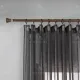 ΚΟΥΡΤΙΝΑ 6037-18-Γκρί Σκούρο- Με Τρέσα-270X295CM