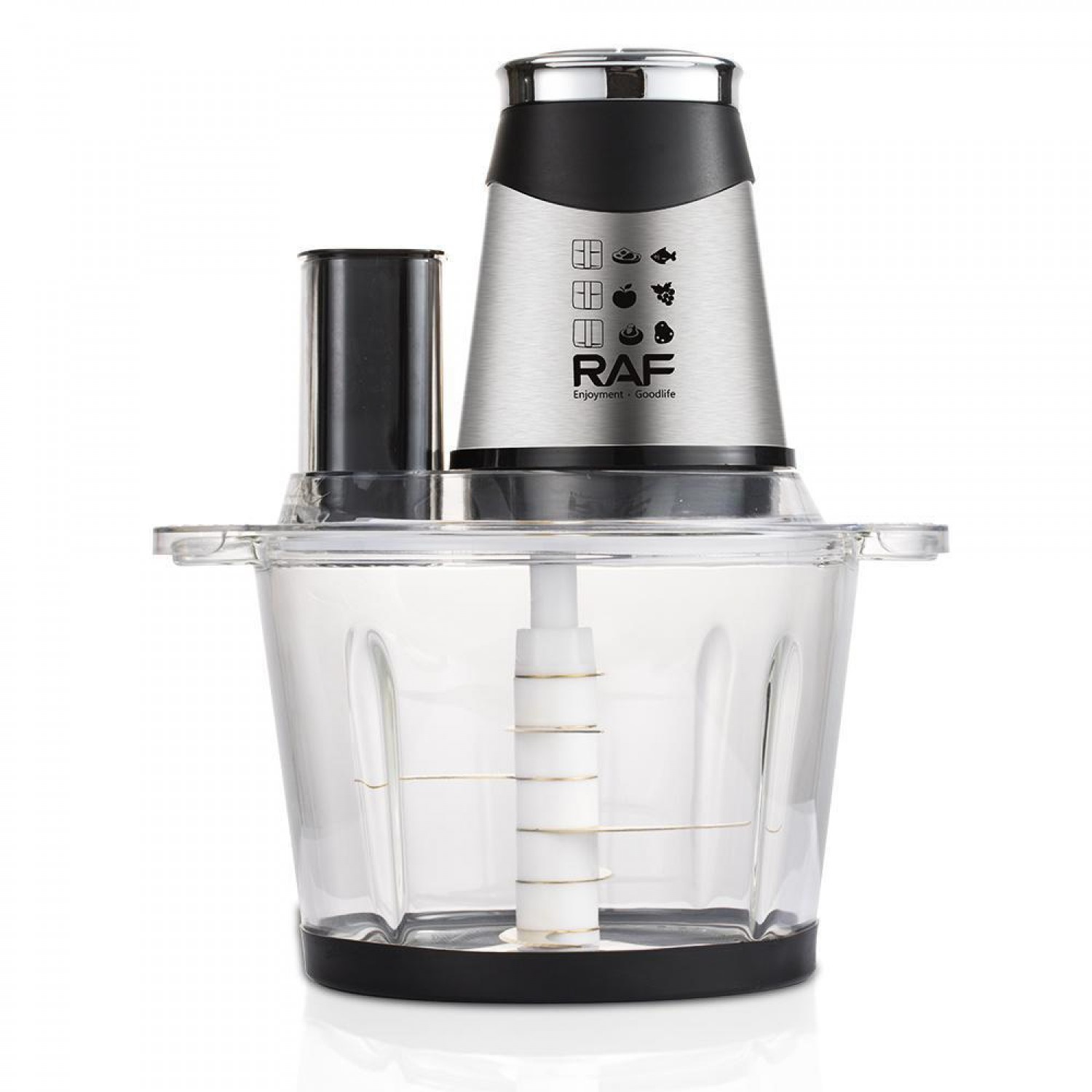 Raf Πολυκόπτης Multi 600W με Δοχείο 3lt Μαύρος 