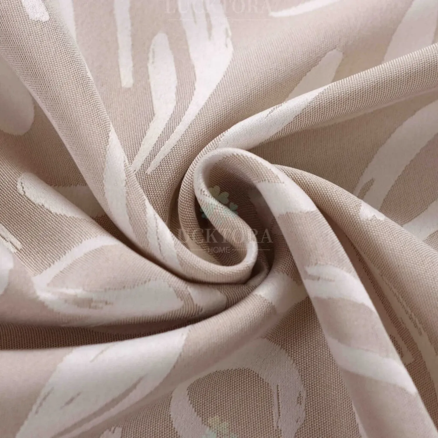 ΚΟΥΡΤΙΝΑ 6043-1 Μπέζ- Με Τρέσα -270x280CΜ