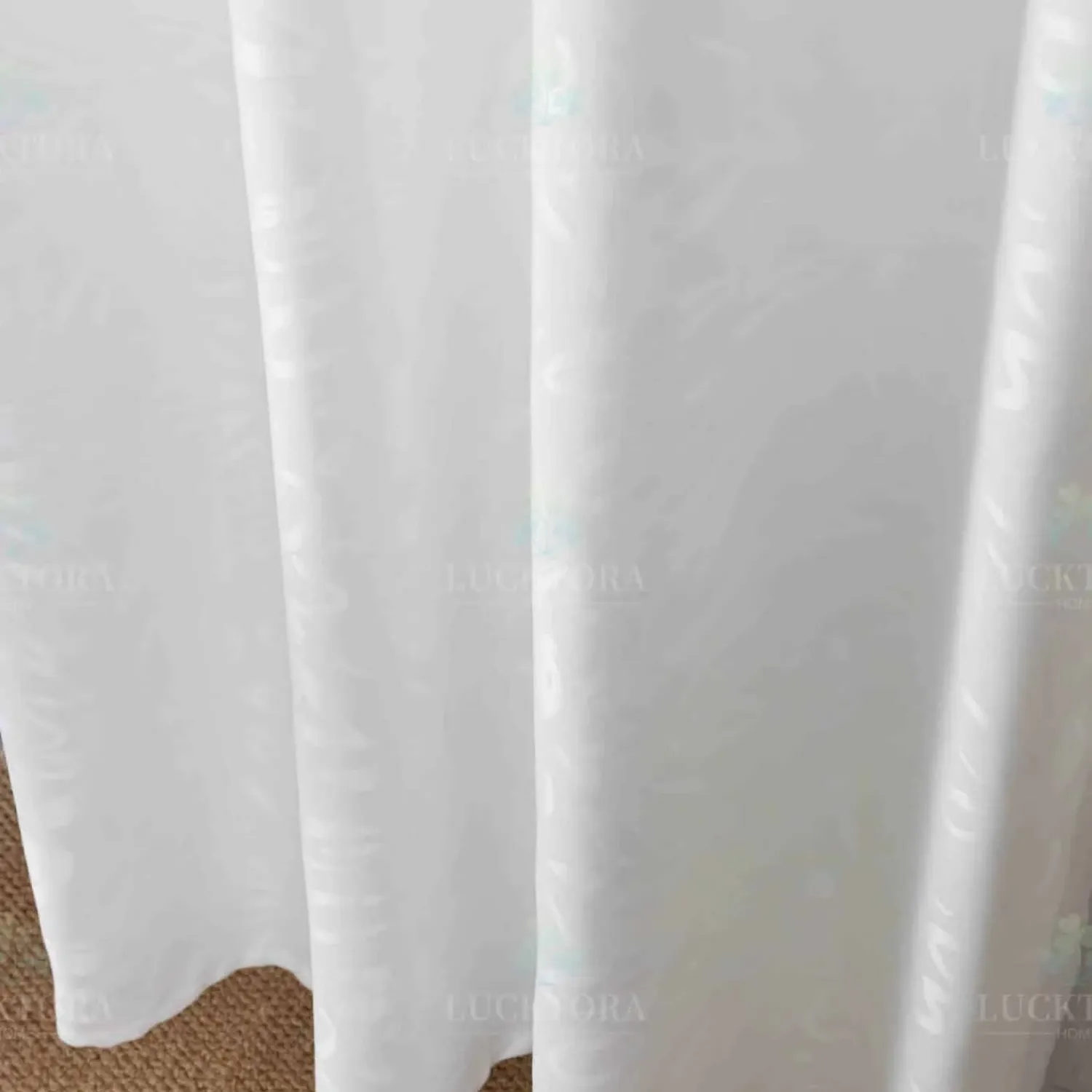 ΚΟΥΡΤΙΝΑ 6043-12 Λευκό- Με Τρέσα -270x280CΜ