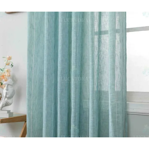 ΚΟΥΡΤΙΝΑ 6044-5 Πράσινο- Με Τρέσα -270x290CΜ