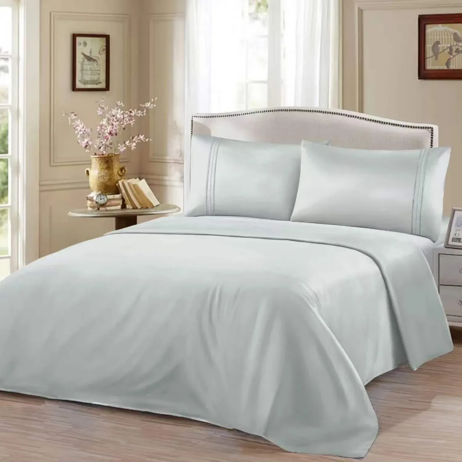 Παπλωματοθήκες Σετ Μονόχρωμα – Γκρί 160x240cm)