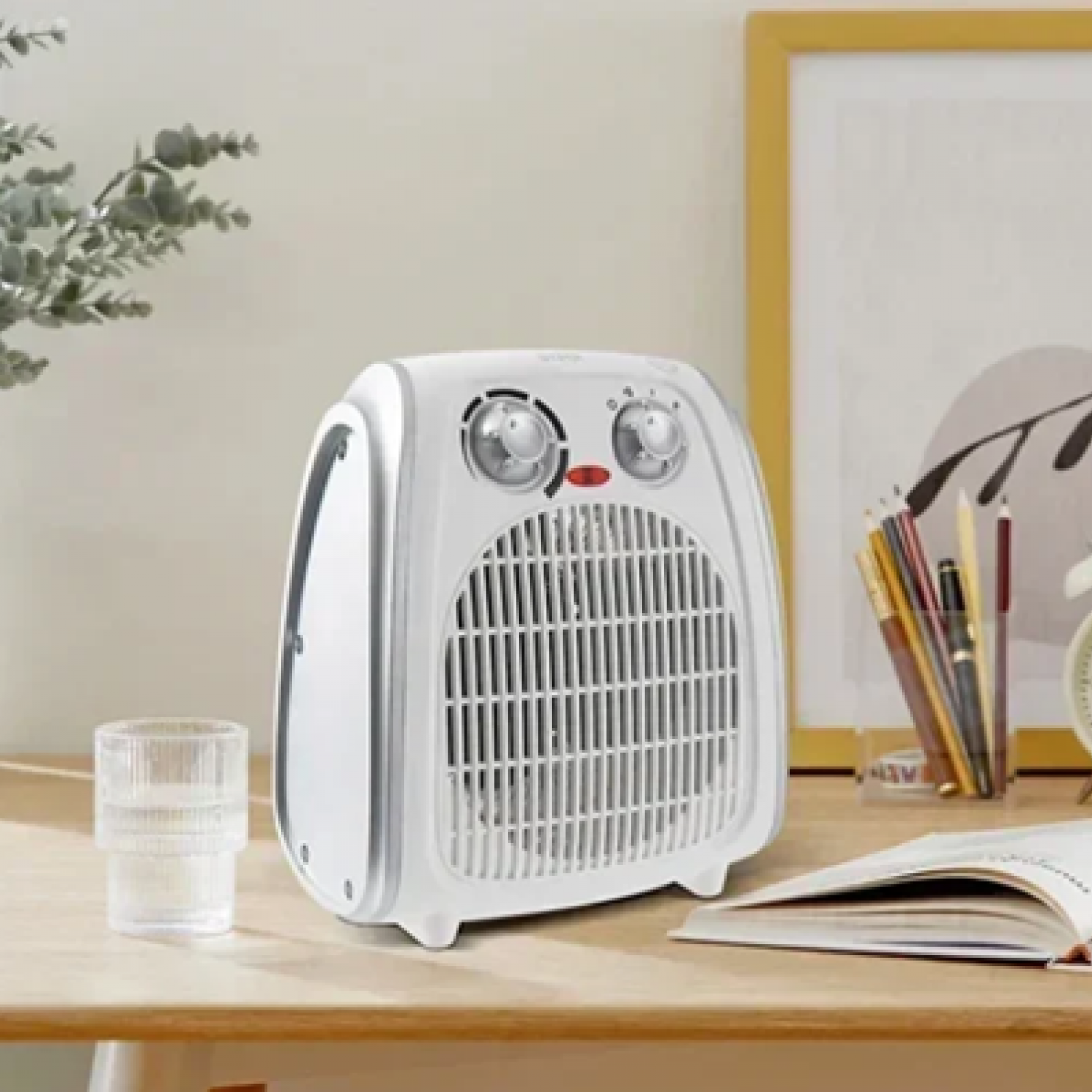 Κεραμικό Αερόθερμο δαπέδου 2000W Άσπρο