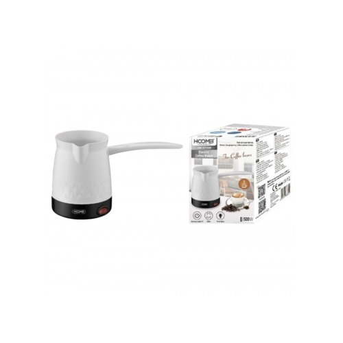 Hoomei Ηλεκτρικό Μπρίκι 500W με Χωρητικότητα 350ml Άσπρο