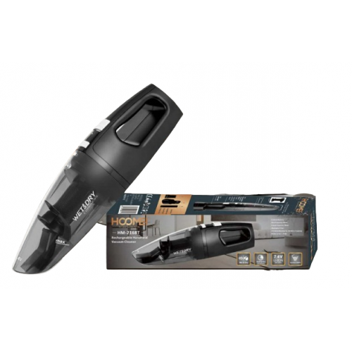 Hoomei Ασύρματο Επαναφορτιζόμενο Σκουπάκι 50W Μαύρο