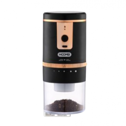 Hoomei Ηλεκτρικός Μύλος Άλεσης Καφέ με Δοχείο 250ml Μαύρος 