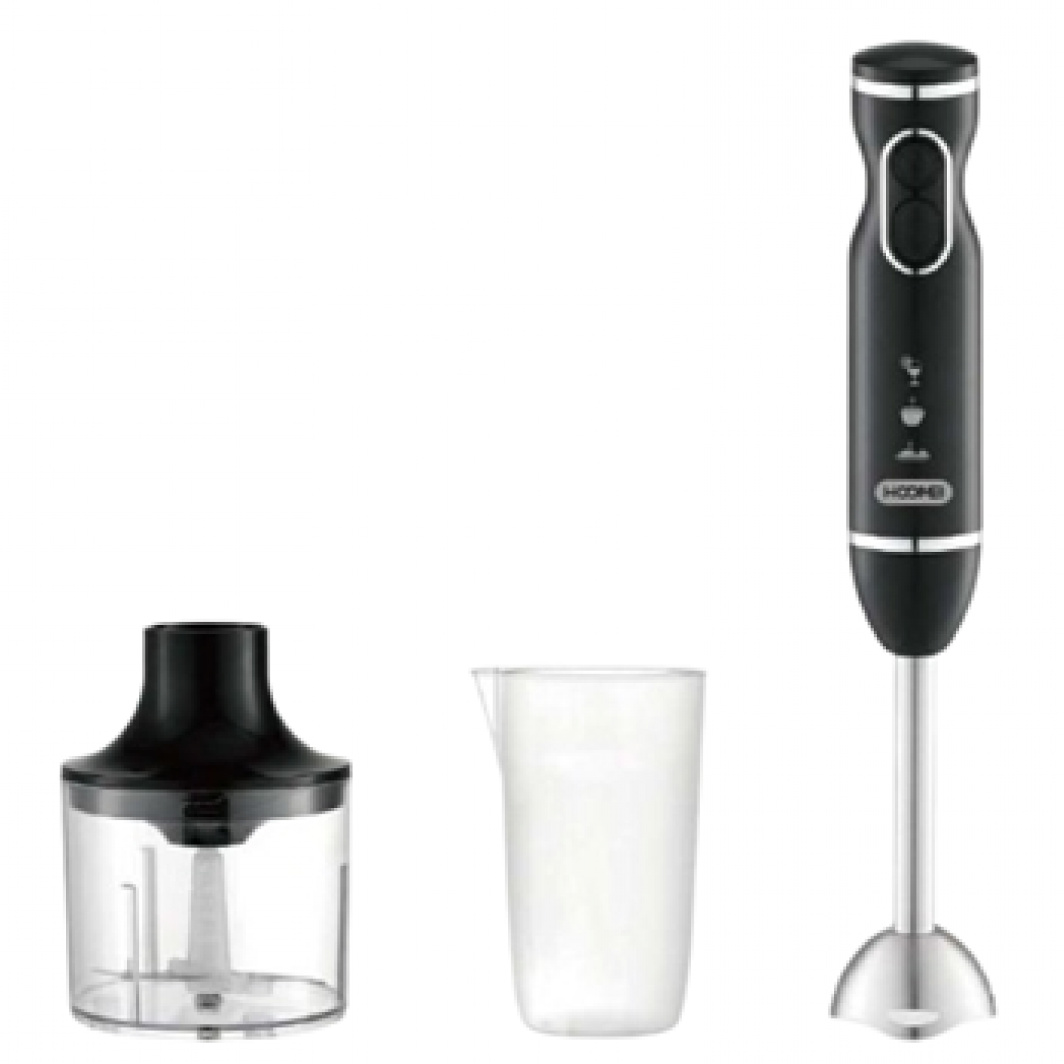 Hoomei Ραβδομπλέντερ Χειρός 3 σε 1 400W Μαύρο