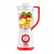 Hoomei Μπλέντερ με Γυάλινη Κανάτα 1.5lt 800W Κόκκινο
